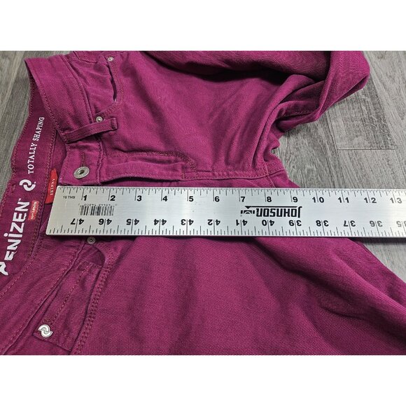 Denizen Levi's Jeans Womens 4 Medium Purple Totally Shaping Skinny Stretch Pants - Picture 11 of 12